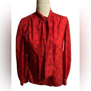 𝅺arabella Blake 70’s Secretary Blouse Size 14